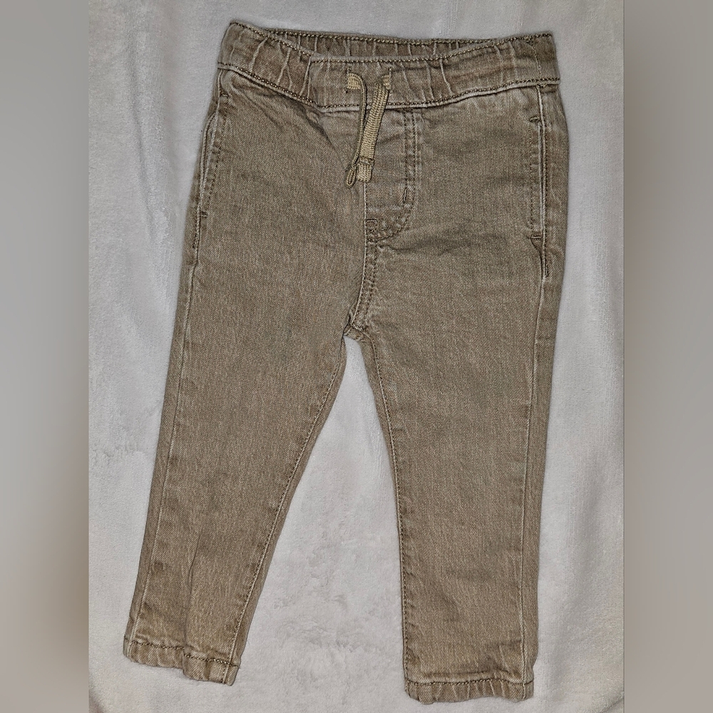 Cat & Jack Tan Slim Fit Pants 2T